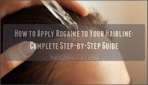 how to apply rogaine to the hairline how to apply rogaine to the hairline
