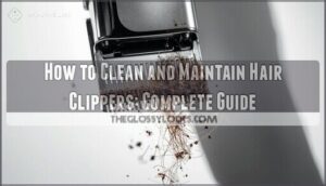 how to maintain and clean hair clippers