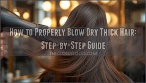 how to properly blow dry thick hair