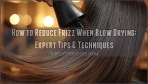 how to reduce frizz when blow drying