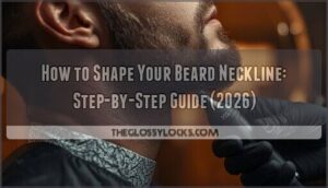 how to shape your beard neckline