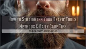 how to straighten the beard how to straighten the beard