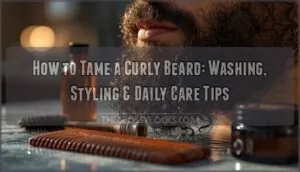 how to tame a curly beard