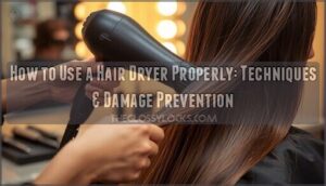 how to use a hair dryer properly
