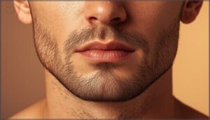 initial stubble growth (0-2 weeks) initial stubble growth (0-2 weeks)