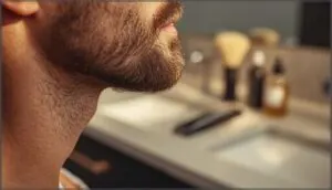 maintaining a well-shaped short beard maintaining a well-shaped short beard