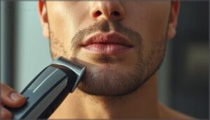 marking and defining the goatee outline marking and defining the goatee outline