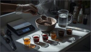 mixing the dye correctly mixing the dye correctly