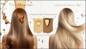 moisturizing vs. volumizing formulas moisturizing vs. volumizing formulas