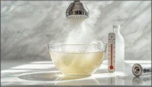 preparing a vinegar solution preparing a vinegar solution