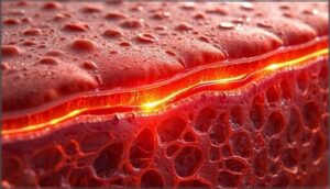 redness and inflammation redness and inflammation