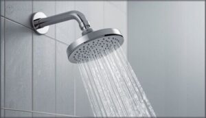 regular shower head features regular shower head features