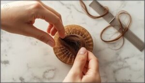 removing hair from bristles removing hair from bristles