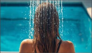 rinse with clean water immediately after swimming rinse with clean water immediately after swimming