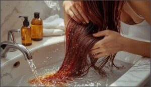 rinsing and aftercare following henna rinsing and aftercare following henna