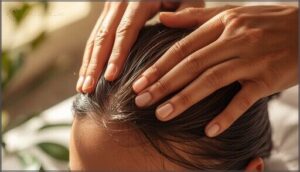 scalp massage for debris removal scalp massage for debris removal