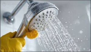 scrubbing away mineral deposits scrubbing away mineral deposits