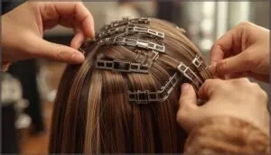sectioning hair for efficient drying sectioning hair for efficient drying