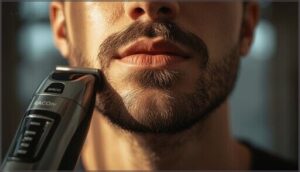 shaping the mustache, chin, and jawline shaping the mustache, chin, and jawline