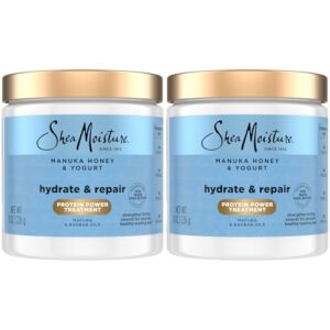 SheaMoisture Hair Mask 2 Pack, Manuka B09YZ26YC4