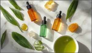 soothing extracts (green tea, aloe, honey) soothing extracts (green tea, aloe, honey)