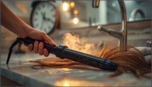 stop heat styling immediately stop heat styling immediately