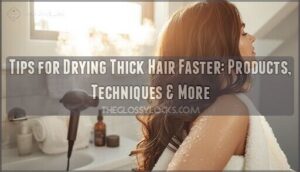 tips for drying thick hair faster
