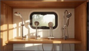 types of rv shower heads types of rv shower heads
