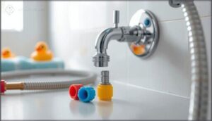 using adapters and extension hoses using adapters and extension hoses