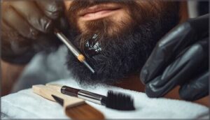 using applicator brushes or gloves using applicator brushes or gloves