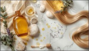 using oils and leave-in treatments using oils and leave-in treatments