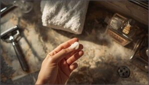 using the right amount of product using the right amount of product