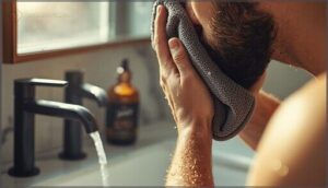 washing and drying your beard first washing and drying your beard first