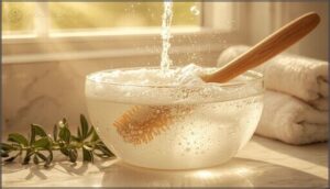 washing with soap or shampoo washing with soap or shampoo