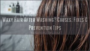 waxy hair after washing waxy hair after washing