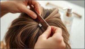 working in small sections working in small sections