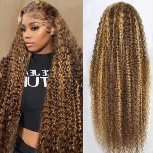 30inch Highlight Ombre Lace Front B0FKGQ8RKH