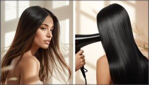 air drying vs. blow drying air drying vs. blow drying