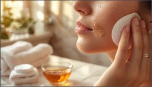 applying acv wrinkle treatment applying acv wrinkle treatment