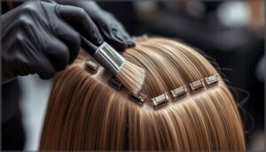 applying dye for even coverage applying dye for even coverage