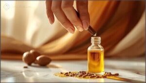 applying lightweight oils or serums applying lightweight oils or serums