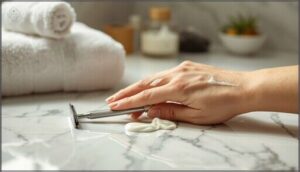 avoiding multiple strokes for reduced irritation avoiding multiple strokes for reduced irritation