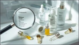 avoiding pore-clogging products avoiding pore-clogging products