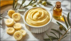 banana and olive oil mask banana and olive oil mask