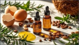 biotin, caffeine, and natural oils biotin, caffeine, and natural oils