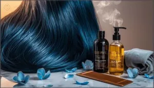 caring for blue-tinted black hair caring for blue-tinted black hair