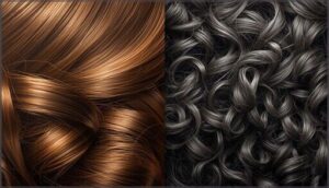 changes in hair texture or density changes in hair texture or density