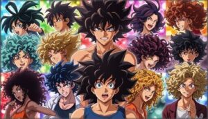 curly haired anime characters curly haired anime characters
