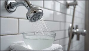 deep cleaning: removing and soaking shower head deep cleaning: removing and soaking shower head