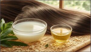 green tea and rice water rinses green tea and rice water rinses